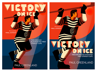 Victory on Ice 2 art deco art deco typography book cover book design book illustration character character design cover illustration design drawing editorial flat hockey illustration poster design sports vector wpa wpa poster