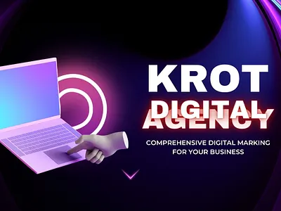 Branding for KROT digital marketing agency branding design graphic design marketing social media