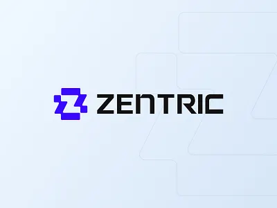 Minimalist, Modern Z Letter ZENTRIC Logo, Branding Design. a b c d e f g h i j k l m n best logo brand identity branding creative logo digital logo ecommerce financial fintech letter d logo logo logo design metaverse minimalist logo modern logo o p q r s t u v w x y z popular logo software tech technology