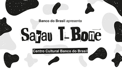 Sarau T-Bone - CCBB Brasília branding design graphic design illustration logo vector