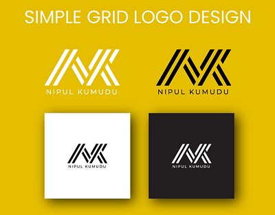 Simple Grid Logo Design branding graphic design illustration logo
