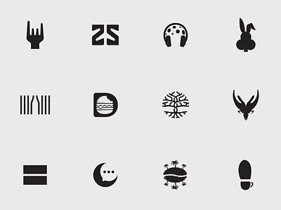 Logo Collection vol.1 adobe illustrator brand i brand identity brand mark branding icon iconc logo logo design logofolio powerful professional simple logo timeless design vector