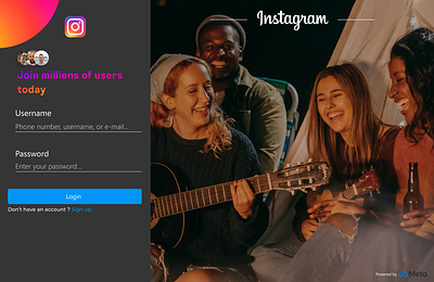 instagram login redesign in 30min 30min challenge design interfaces ui uiux ux web design