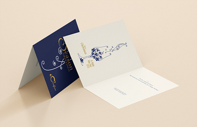 Xmas & New Year card branding design graphic design illustration logo typography