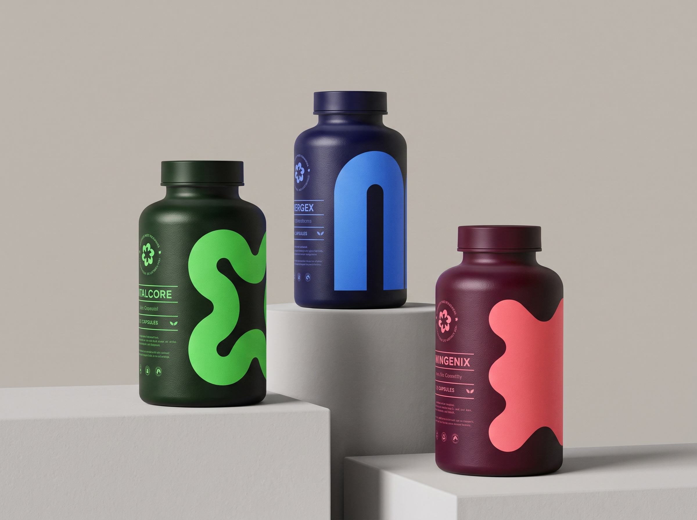 Supplement Packaging Design – Nature Intelligence Brand Line adobe illustrator amazon fba amazon packaging bottle label brand identity brand system capsule bottle cpg packaging dieline health supplement label design nutraceutical packaging packaging design packaging mockup print ready product packaging supplement label supplement packaging vitamin bottle wellness brand