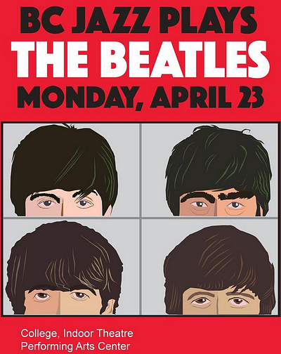 Modern Beatles Poster art branding design graphic design illustration inspired logo raster vector