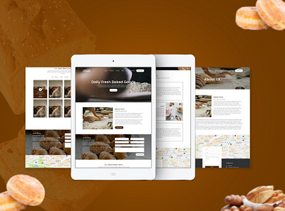 Fresh Baked website branding graphic design ui