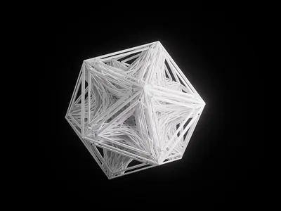 shape experiment 3d animation blender cinema4d design element form geometry lights minimal motion motion design motion graphics octane redshift render shapes web