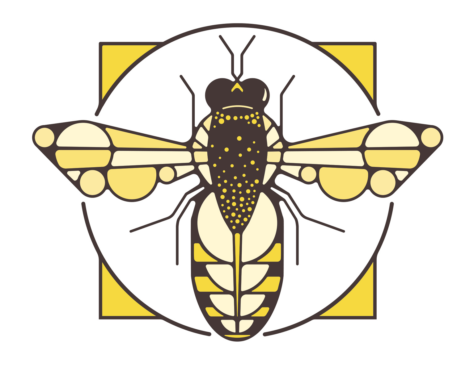 Bee Effervescent / Logo craft beverage logo design mead