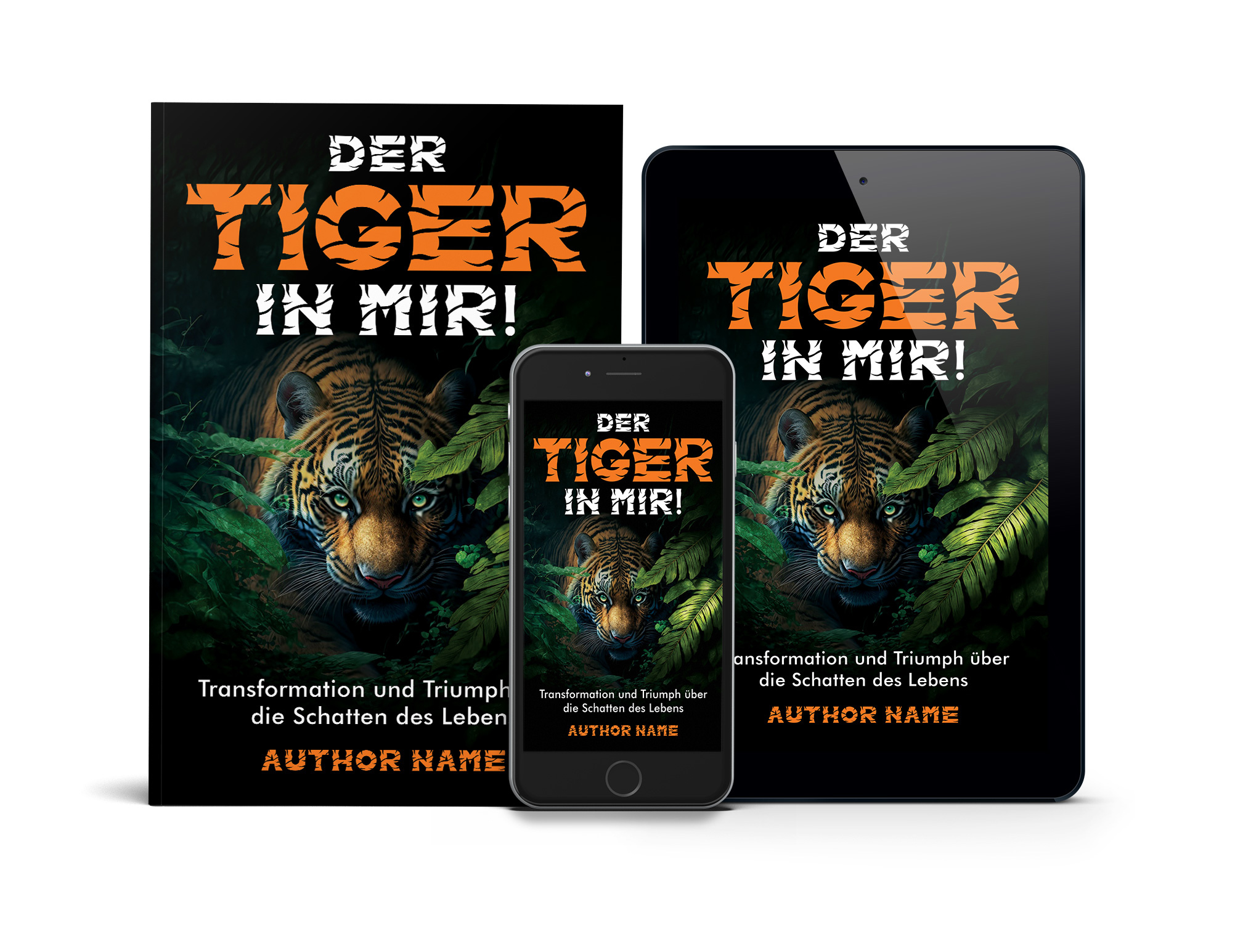 Tiger Book Cover animal book cover book cover design creative book cover dramatic tiger art jungle artwork jungle book cover literary book cover nature book cover premium book cover professional book cover stunning tiger cover tiger artwork tiger book cover tiger cover design tiger illustration tiger illustration design wild animal design wild tiger wildlife book cover wildlife design
