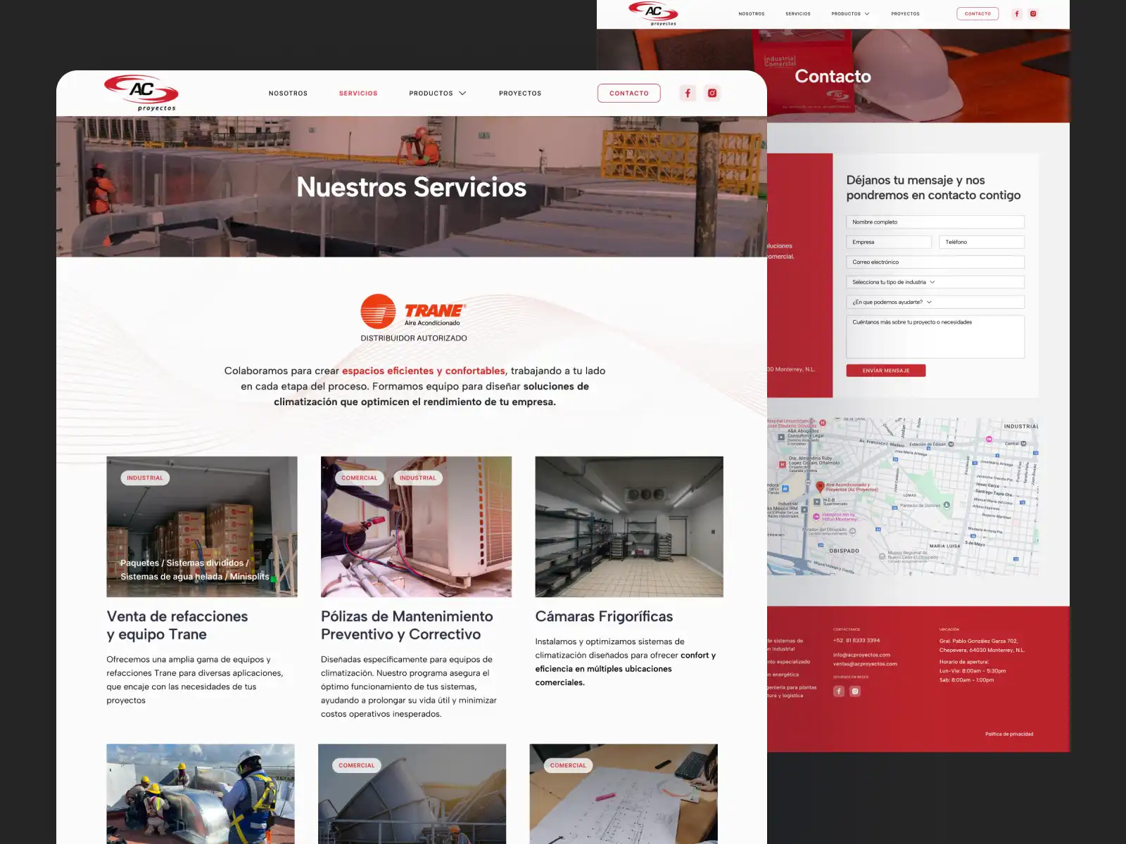 AC Proyectos creative direction ui ux web design web development