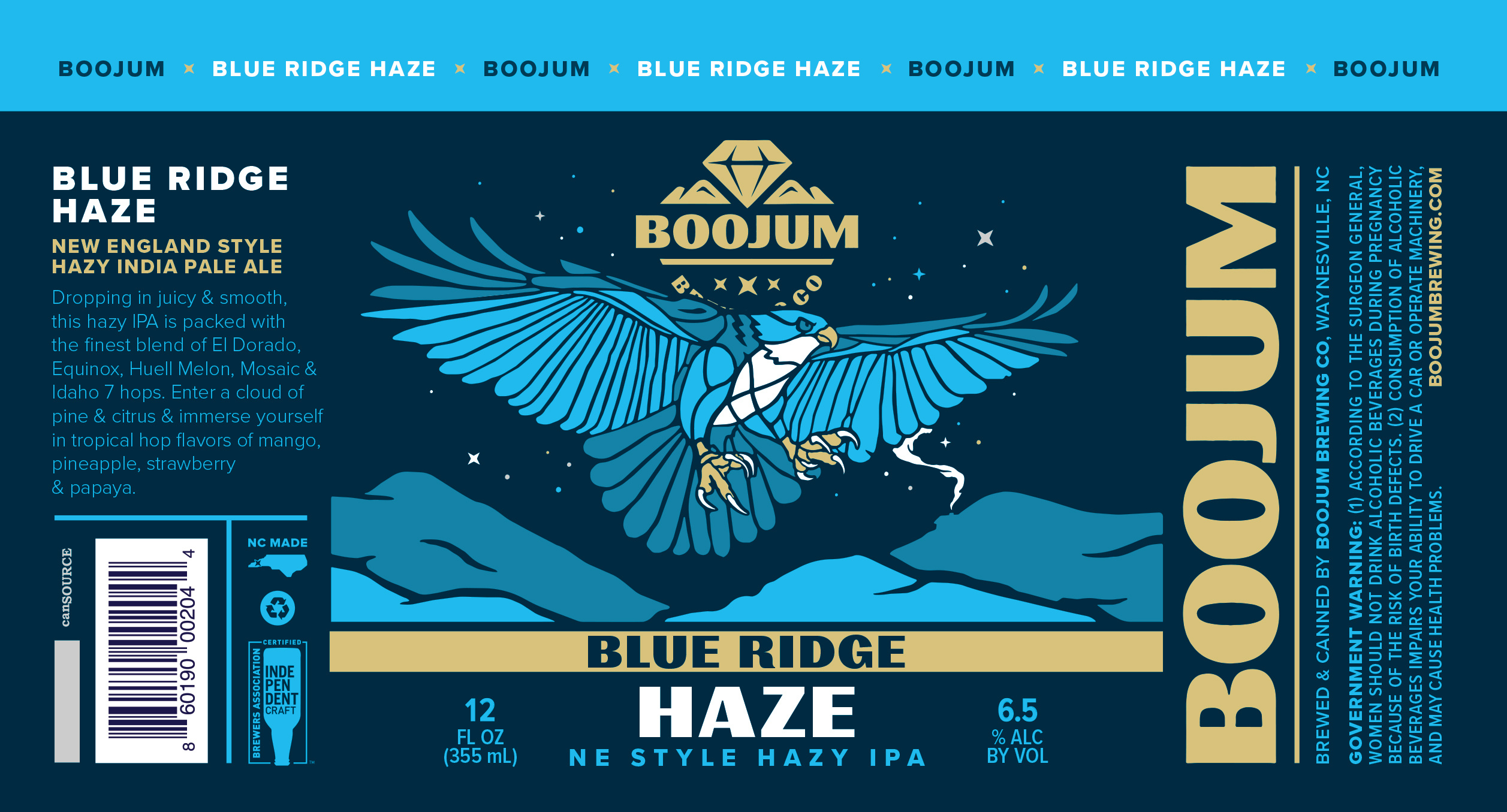 Boojum Brewing Co. / Can Designs beer craft beverage graphic design