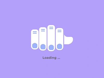 Waiting … animation app clean component css illustration interaction interface loader loading lottie motion graphics muzli product sergushkin.com ui web