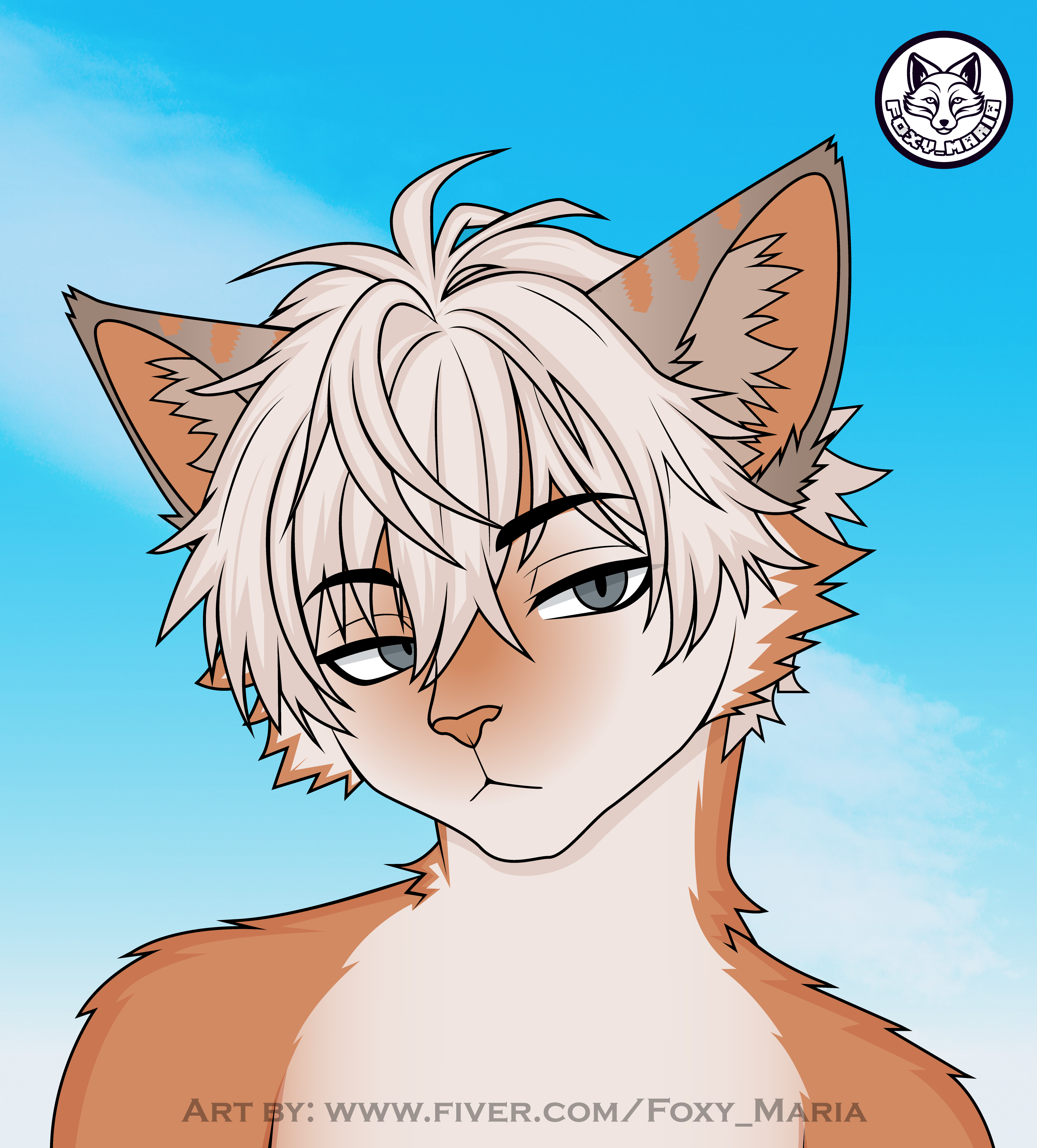 Furry Headshot Completed anthrofurry anthropomorphic catfurry catfurryart catfursona characterart characterdesign digitalart digitalartist furryart furryartist furrycharacter furrycommunity furryfandom furryheadshot furryillustration furryoc fursona fursonaart headshotart