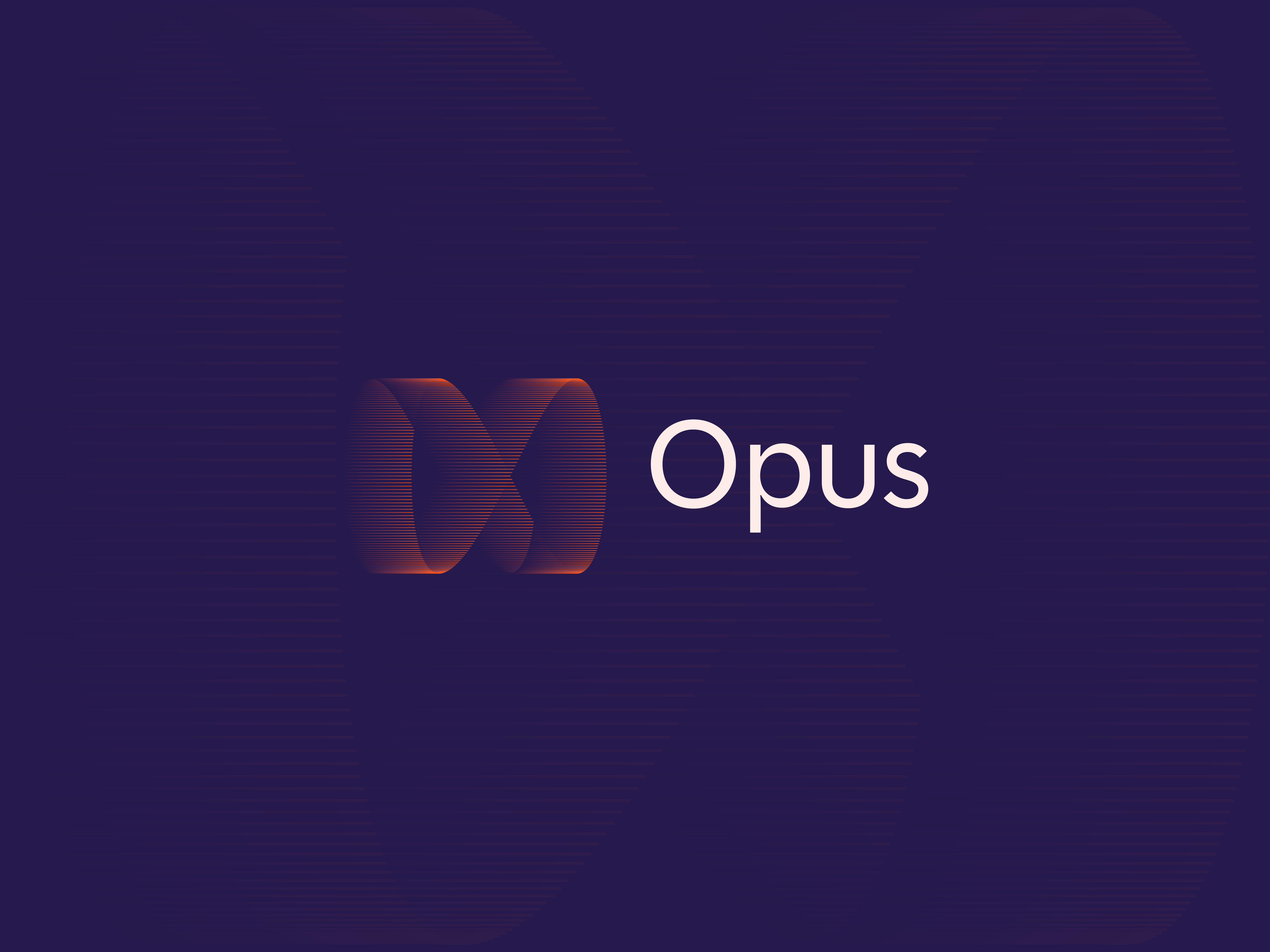 Opus | Logo Design ai brand brand identity branding futuristic letter lettermark logo logodesign modern monogram music rhythm saas software sound symbol tech vector wave