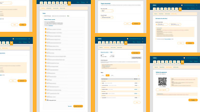 Financial Project flowchart ui ux wireframe