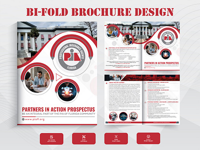 Modern Bi-fold or 4 pages brochure design 4 page brochure design bifold brochure design branding business flyer corporate flyer design design education brochure design event poster flyer design graphic design graphic designer illustration leaflet design template