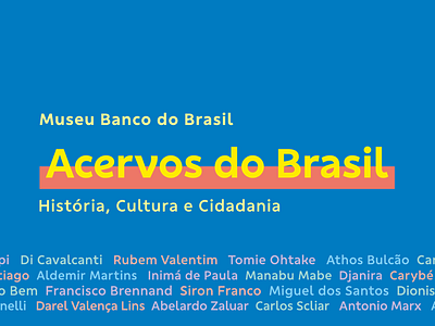 Museu Banco do Brasil - Acervos do Brasil (CCBB) branding design graphic design logo museum vector