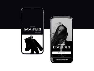 Online luxury fashion retail platform Mobile App app design app development branding concept ecommerce fashion fashion app graphic design luxury mobile retail retail app ui ux web