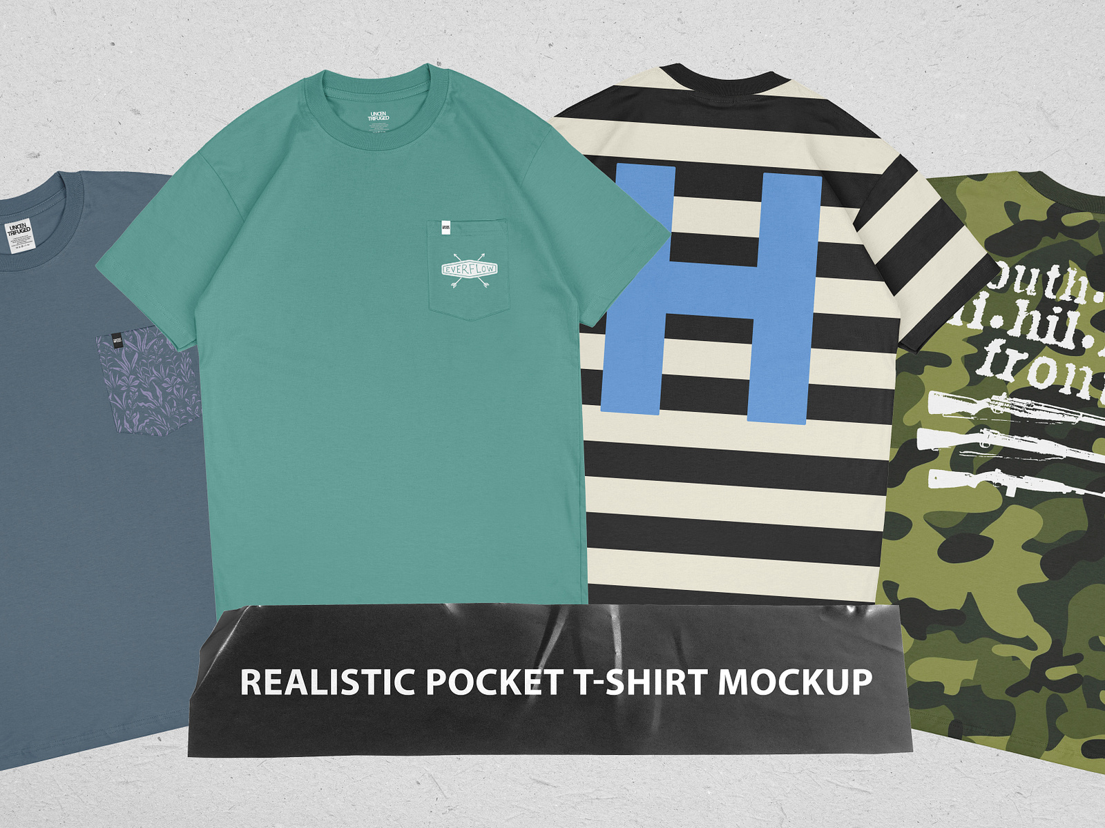 Realistic Pocket T-shirt Mockup by Uncentrifuged Pressure on Dribbble