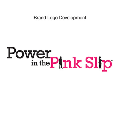 Power in the Pink Slip Brand Logo brand branding graphic design illustration logo