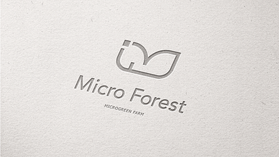 Logo Concept Micro Forest branding brandinggermany design designergermany graphic design illustration logo logo design logomark logonuremberg logotype typography vector