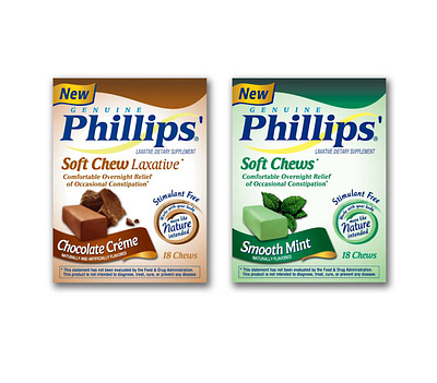 Phillips' "Soft Chew" Package Designs art direction graphic design illustration package design packaging