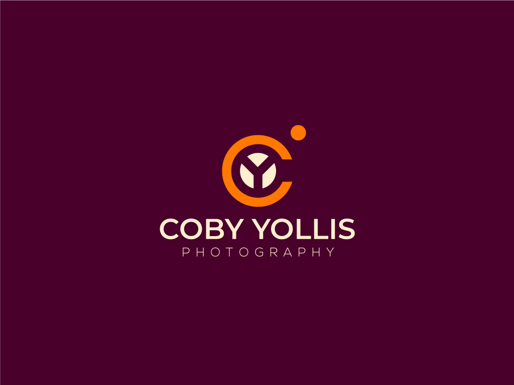 Coby Yollis Photography camera flat initials letter letter c letter y logo minimal monogram photo photography