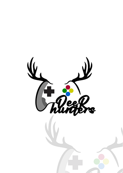 Deer hunters logo branding graphic design logo pictorial logo vector