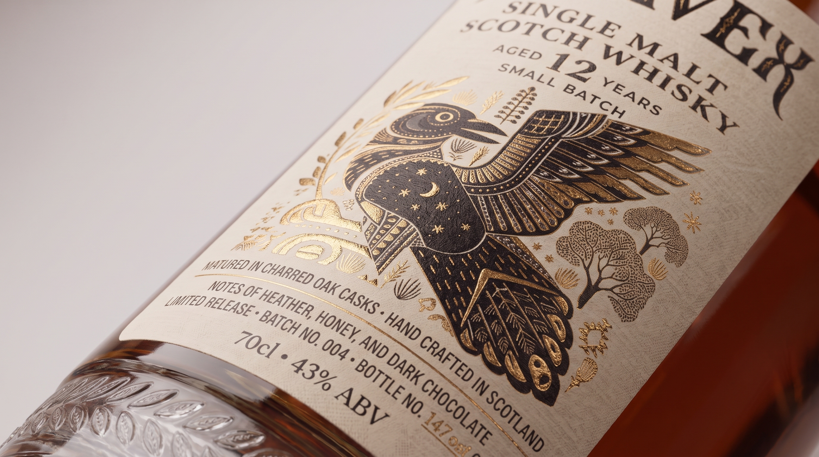 The Golden Bird — Scotch Whisky Packaging Design branding creative packaging. design graphic design illustration illustrator file logo modern packaging packaging design