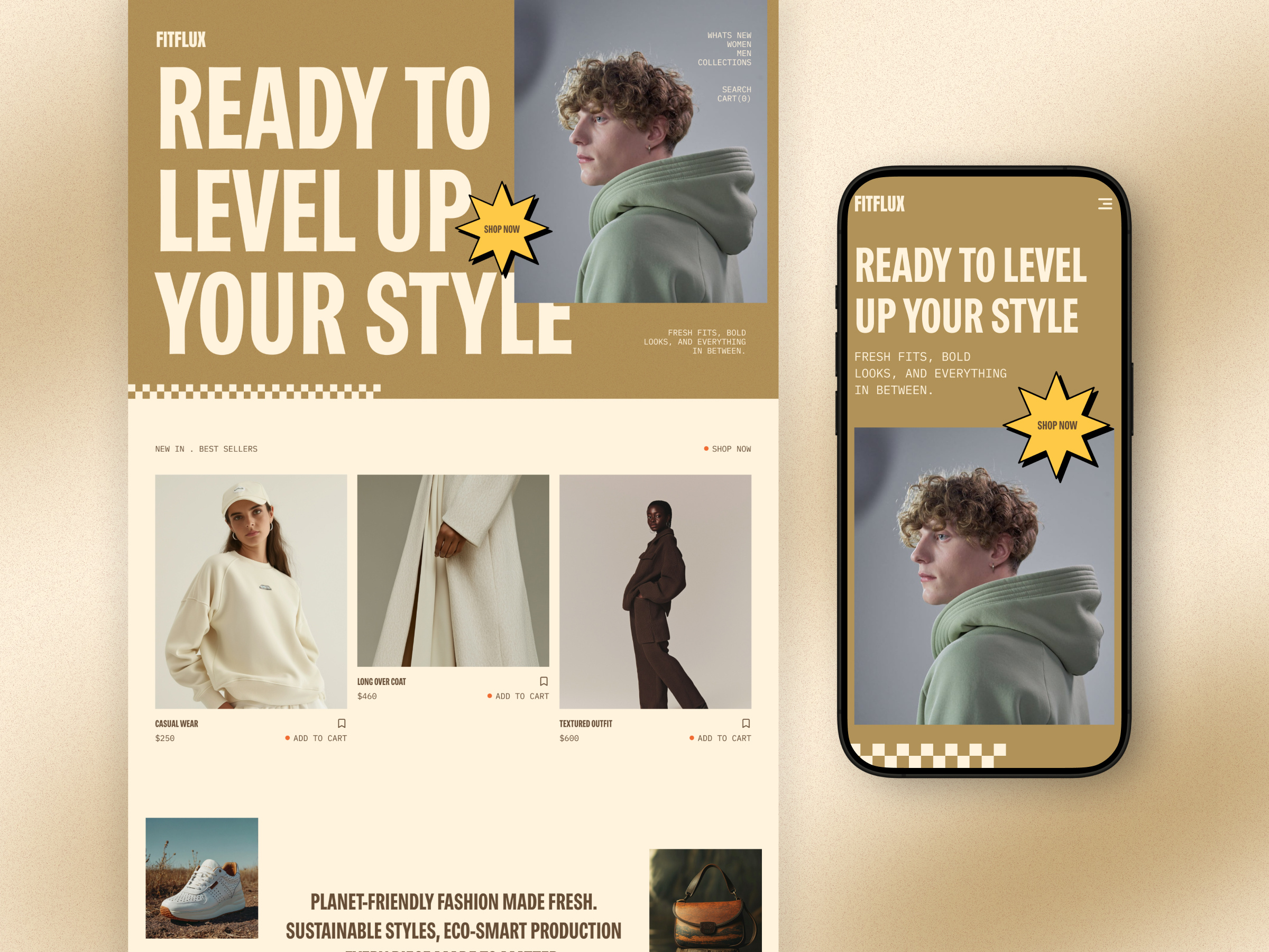 Mobile Responsive Design for a Clothing Brand - FITFLUX brand clothing clothing brand design ecommerce fashion interface mobile responsive online shopping product responsive design service shopping startup ui ui ux design ux web website website design