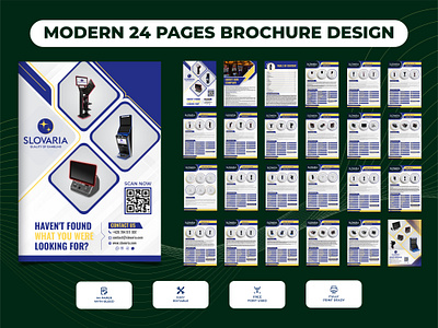 24 pages product catalog or brochure design | Multi-page booklet design branding brochure design catalog design catalogue design graphic designer product catalog