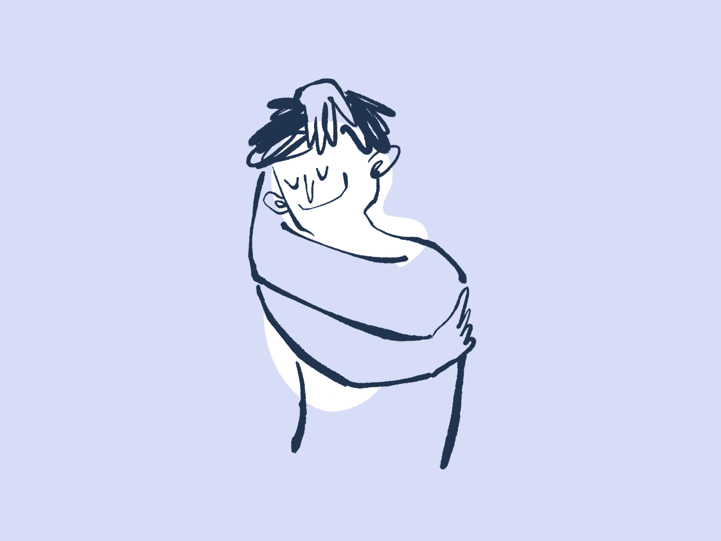 Choose Yourself Today🫂 2d art character illustration editorial illustration emotional wellbeing flat illustration hand drawn illustration ink illustration line art mindfulness minimal illustration self care self love wellness