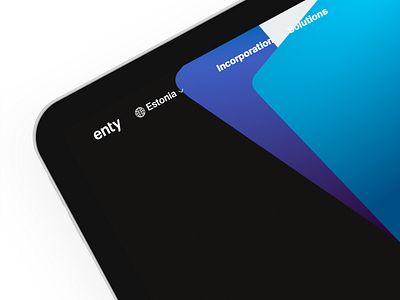 Enty landing page app design graphic design ui ux