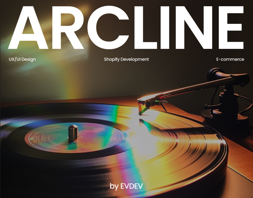 Arcline – Shopify Vinyl Record Store development graphic design music shopify ui ui|ux vinyl store