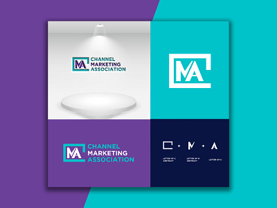 CMA Branding: minimal business logo design, brand sign, logotype 3d branding clean color concept design digital flat graphic design icon illustration logo logo designer logo vector logodesign logotype minimal minimalist logo simple ui