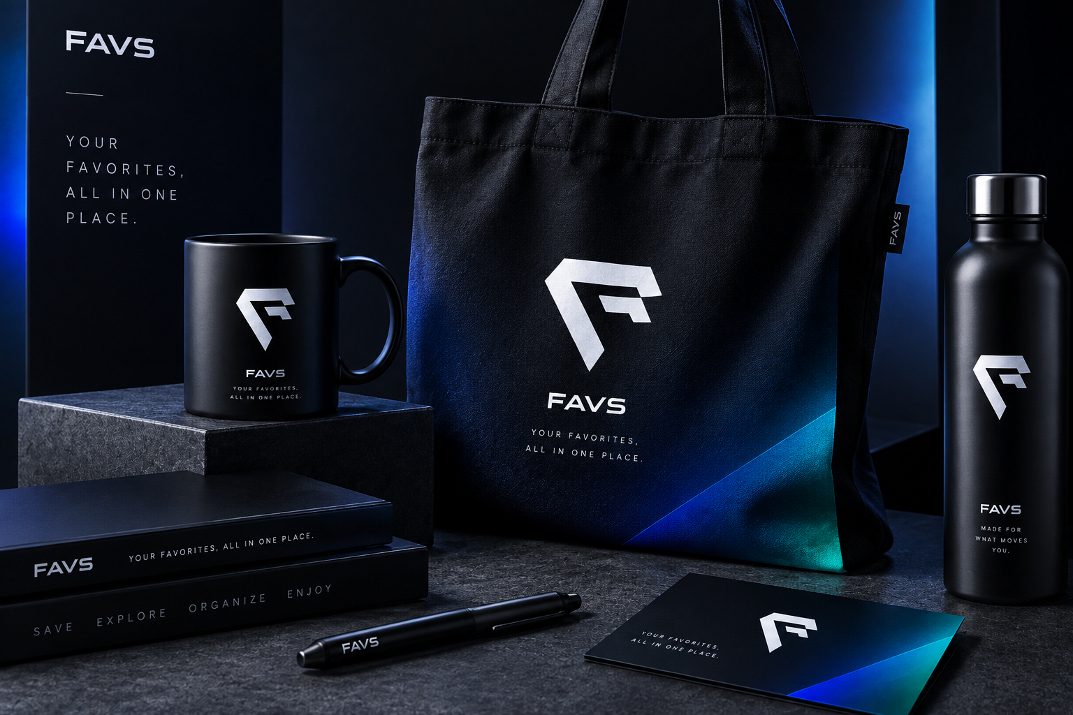 FAVS branding graphic design