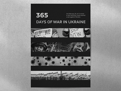 Poster 365 days without a peaceful sky children graphic design identity poster ukraine visual design war