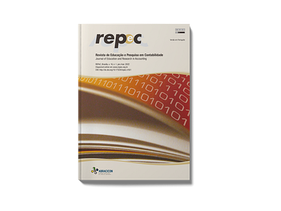 Revista de Educação e Pesquisa em Contabilidade (REPeC) branding design graphic design typography