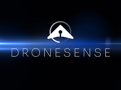 DroneSense Logo branding drone graphic design identity interactive logo