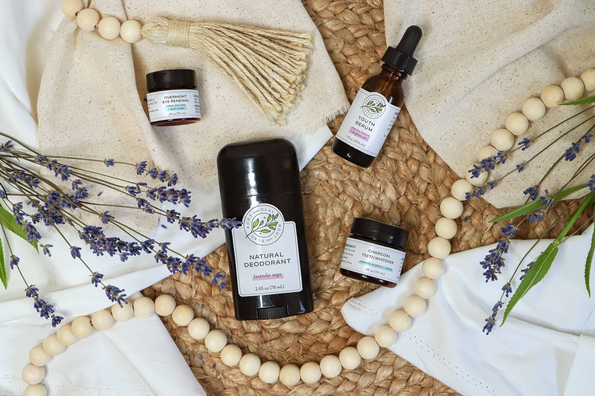 Root and Clay brand identity branding cosmetic cosmetic packaging luxury branding luxury goods natural cosmetics packaging design