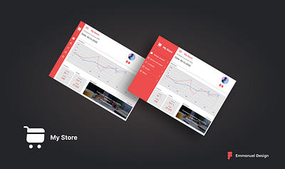 My Store UI Design inspiration app branding design graphic design illustration ui ux