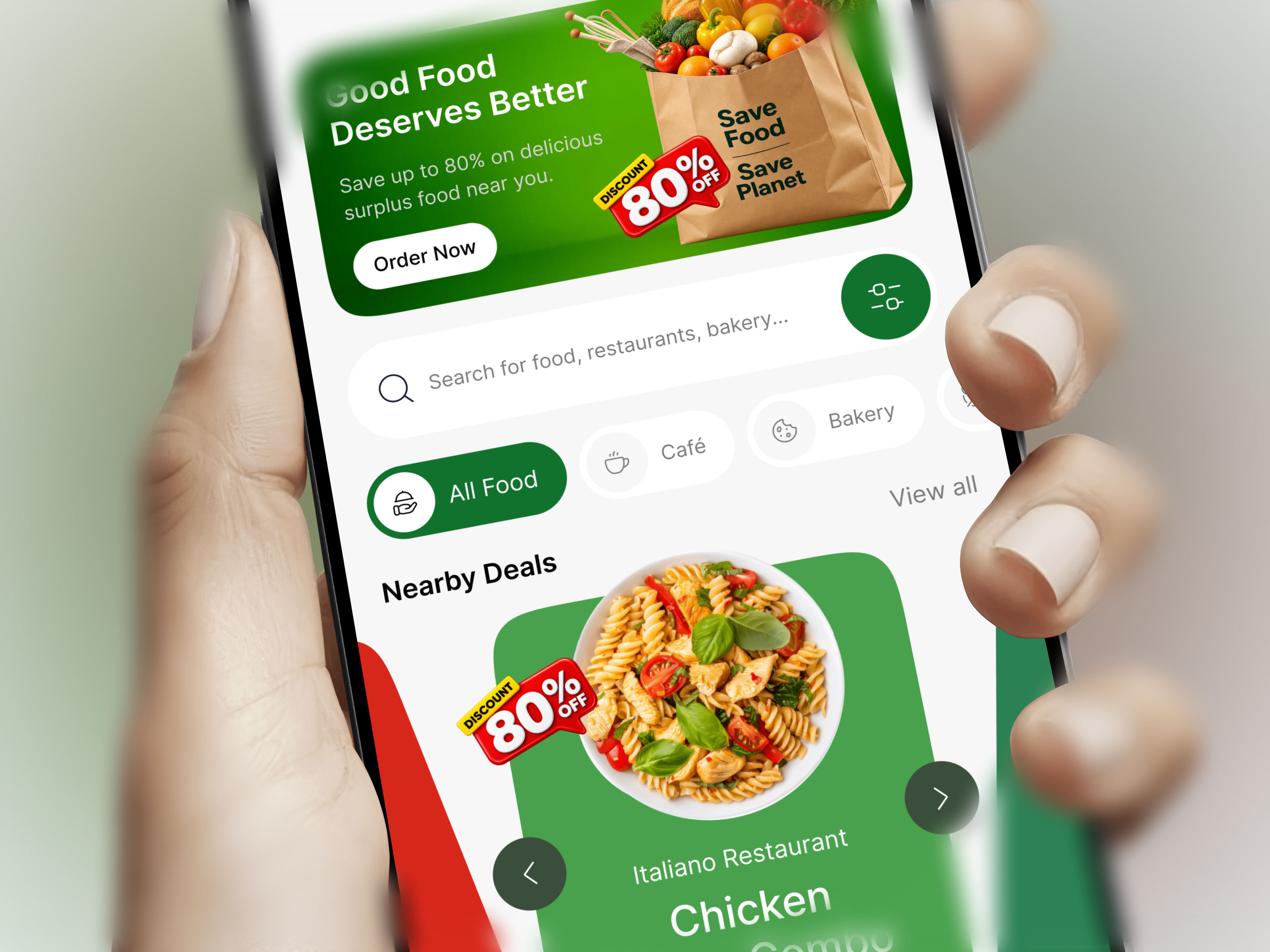 Food Delivery App — Discover Deals, Order & Pick Up ai app design design dribbble figma food app food delivery food delivery app food ordering ios location mobile app pay popular product design restaurant restaurant app ui ux web