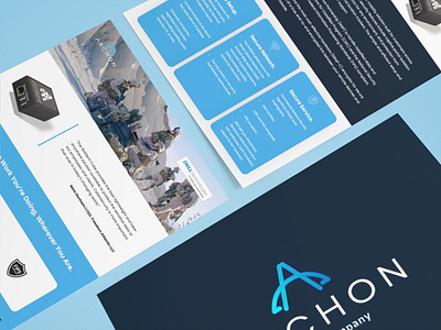 Archon - DOD - One-Sheet branding design flyer graphic design layout one sheet typography vector