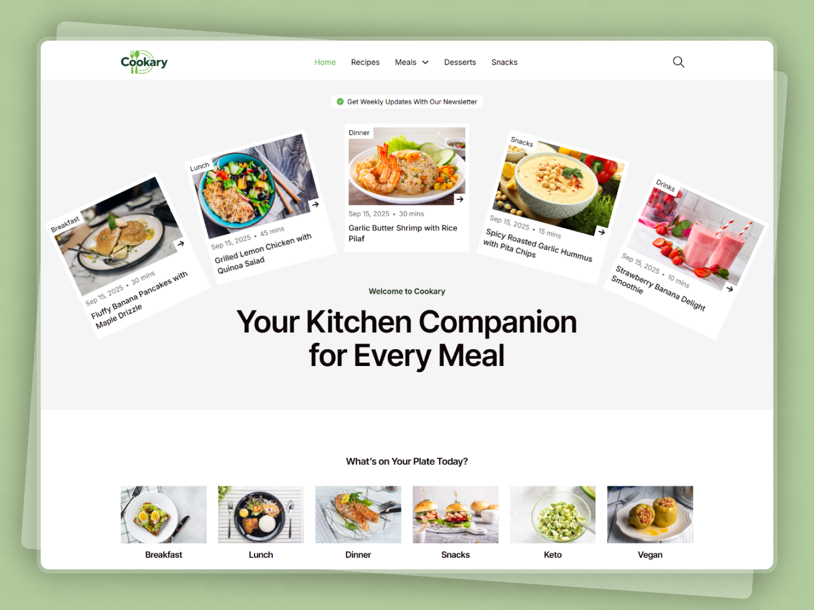 Cookary – Recipe & Food Blog Website Design blogger website cooking blog cooking website creative website elementor website design food blog food website food website design hero section design minimal website recipe blog recipe ui recipe website recipe website design responsive website web design ui website design wordpress website agency wordpress website design wordpress website services