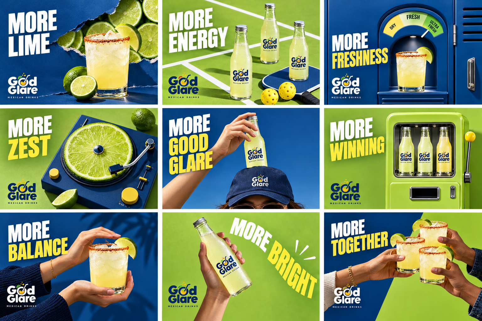 A fresh and playful brand identity for Mexican drinks 3d animation branding graphic design logo motion graphics ui