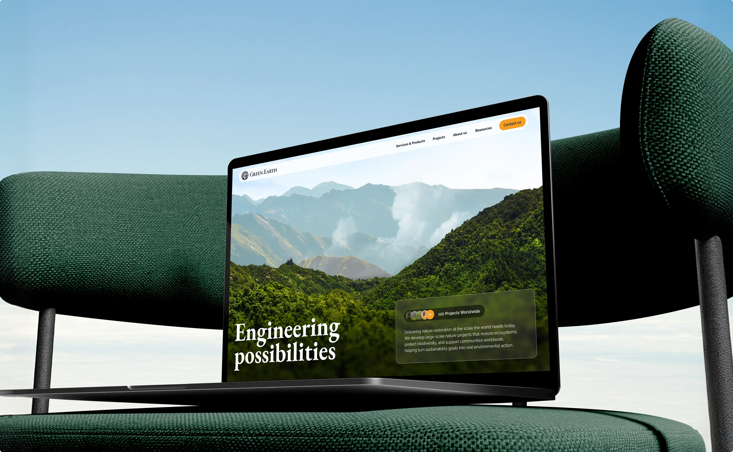 Where nature meets digital branding ecology graphic design nature ui