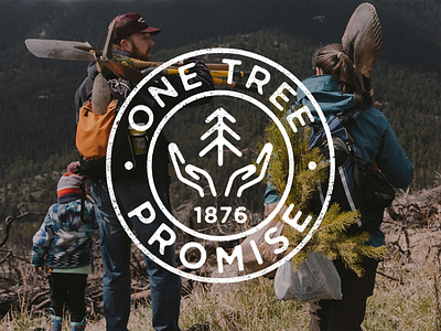 Spirit of 1876 - One Tree Promise branding graphic design logo