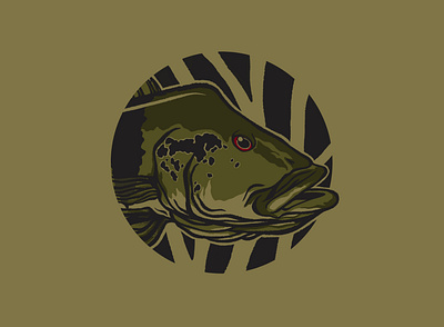 Peacock Bass illustration