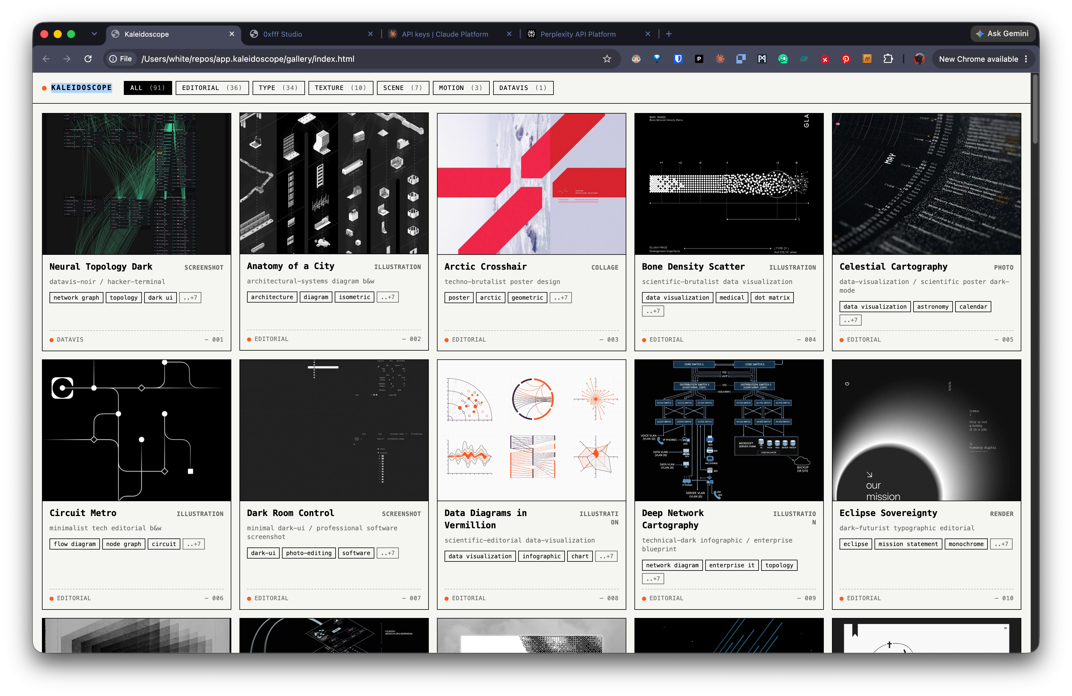 Kaleidoscope v1.0 analysis design to code graphic design utilities
